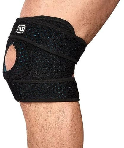 Bravich Knee Support With Open Patella Design - Black. Slimline Adjustable Knee Brace For Joint Pain Relief, Knee Pain, Sports Injury Rehabilitation & Arthritis. Knee Strap Supports For Men & Women.