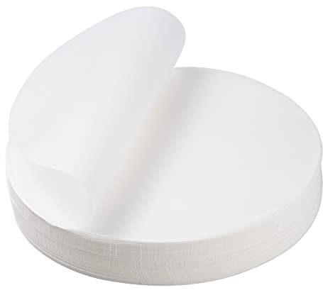 Burgerpapier Rund Pergament Papier 15cm Antihaftpapier für Patties Hamburger Cheeseburger Kuchen Burgerpressen 500 Stück