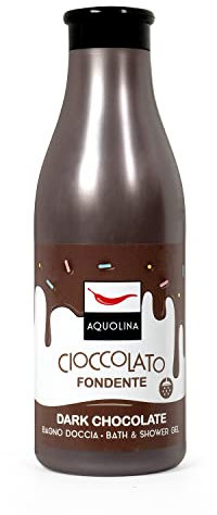 Aquolina Bagno Doccia CIOCCOLATO FONDENTE. Bagnoschiuma leggero e di veloce assorbimento - 500 ml