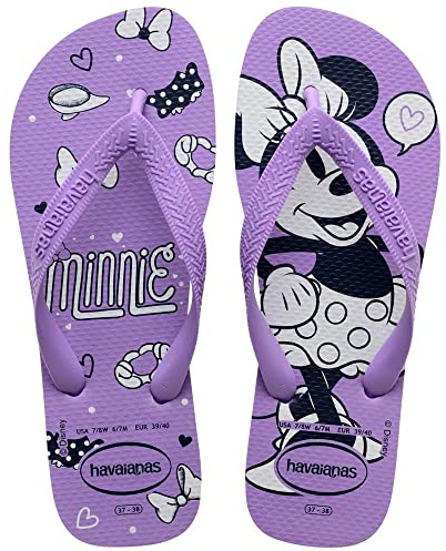 Havaianas Top Disney, Infradito Unisex - Adulto, Prisma Viola, 44/45 EU