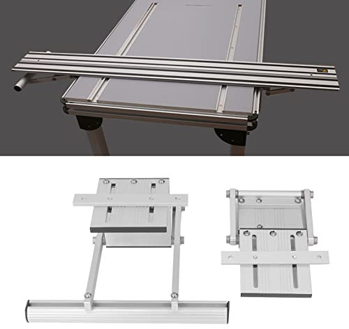 Double Layer Aluminum Alloy Circular Saw Guide Rail Kit with Connectors & Desktop Covers for Festool TS 30 Track Saw System