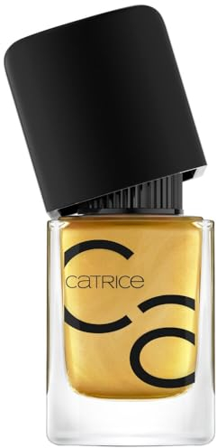 Catrice CATRICE ICONAILS Gel Lacquer, Nagellack, Nr. 156, Gold, langanhaltend, glänzend, vegan, ohne Mikroplastikpartikel, ohne Konservierungsstoffe, ohne Parfüm, 1er Pack (10.5ml)
