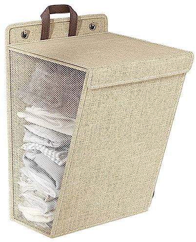 Frdun Cesto portabiancheria da appendere alla parete, cesto portabiancheria pieghevole, cesto per vestiti sporchi, grande capacità, per lavare la stanza dei bambini