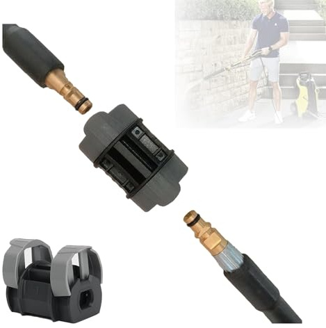 GIONAR High Pressure Washer Hose Extension Connector for Karcher K1/K2/K3/K4/K5/K6/K7, Pressure Washer Extension Fittings Pressure Washer Hose Extension Adapter for Karcher