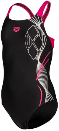 ARENA Bañador Feel para niña Logo Swim Pro Back, 10 Años-11 Años