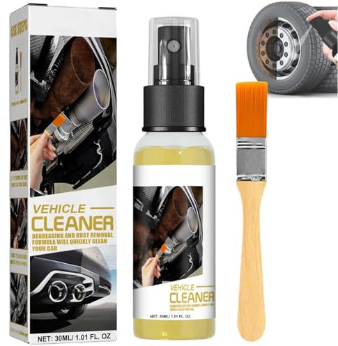 Vehicle Cleaner - Effective Rust Dissolving Liquid for Metal, Cars - Anti Rust Converter & Management, Stain & Rust Minimizer - Powerful Metal Rust Solution