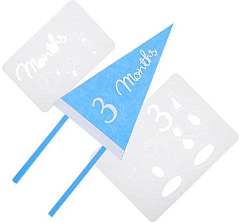 FUNNETOYU Dreiecksflagge Mit Monats-tageszeichen Aus Hochwertigem Material Fein Und Kreativ Für Milestones Partydeko Fenster Und Wandhänge Langlebig Und Wiederverwendbar