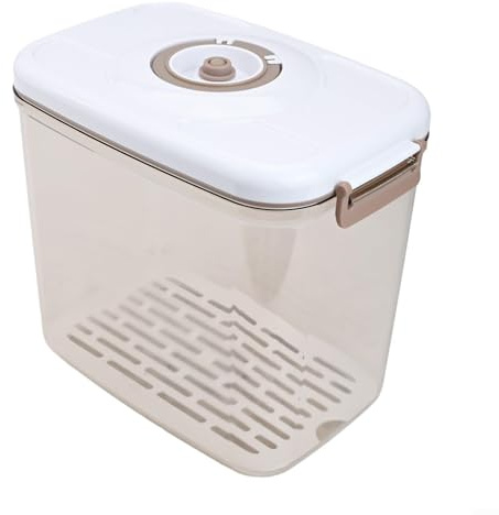 Springwillfly Boîte de rangement sous vide alimentaire de grande capacité avec joint étanche et compatible avec la pompe à vide pour une fraîcheur prolongée et une durabilité d'utilisation quotidienne