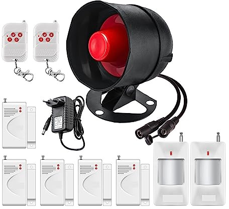 Smart WIFI Trådlöst Säkerhetslarmsystem Siren Home Burglar Motion Dörrsensor Kompatibel Komplett Larmsystem(Tuya WIFI KIT1)