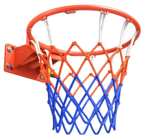 Onxyrbyte Wandmontage Basketballanlage,Indoor & Outdoor Basketballkorb mit Brett,Basketball Korb im Zimmer Wandmontage,Inklusive sämtlichem Zubehör,Stabiler Stand,für Garten & Hof