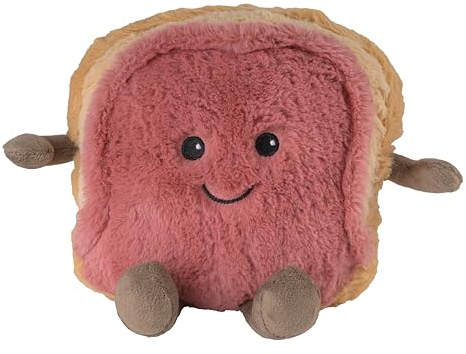 Warmies® Wärmekissen/Stofftier Minis Toastbrot/Jelly Toast herausnehmbare Hirse Lavendelfüllung 18cm 280g (exklusives Warmies-Design für Greenlife Value)