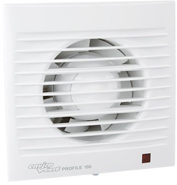 EnviroVent Profile100T 4 100MM Toilet Extractor Fan with Timer
