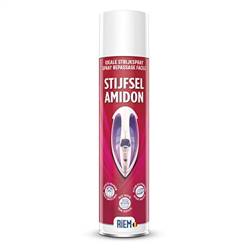 RIEM - Almidon 400 ml - Spray Planchado fácil - Textiles Naturales - Textiles sintéticos - Deslizamiento Plancha