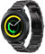 SUNDAREE Compatible avec Bracelet Samsung Gear Sport SM-R600/Garmin Venu 2 Plus/TicWatch E3/Withings Scanwatch 2 42MM/GTS 4,20MM Noir Homme Remplacement Acier Inoxydable Métal Montre Band