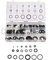 TOPWAY Nitrile O-Ring Assortment Kit 225PCs Metric Size Universal Rubber O Ring Sealing Gasket Washer Sets for Automotive Repair, Secure Seals and Numerous Tasks 990370
