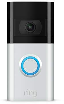 Certified Refurbished Ring Video Doorbell 3 by Amazon|Wireless Video Doorbell Security Camera - HD video, improved motion detection, battery-powered,easy installation|30-day free trial of Ring Home