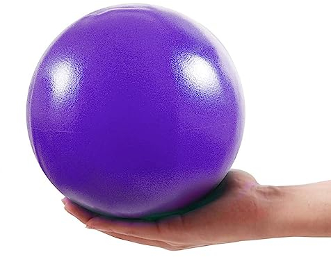 Gymnastikball Kleiner Pilates-Ball 25cm Pilatesball Gymnastikbälle Kinder Fitnessball Yogaball Fitball Weicher Ball Fitnessball Klein für Yoga Zuhause Büro Sitzball