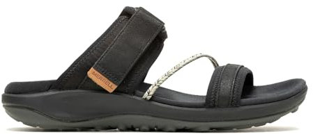 Merrell Women's Terran 4 Slide Sandal, Black 6 UK