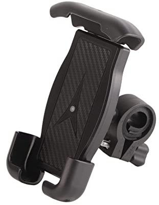 Wisecoco Soporte para Teléfono Móvil, Soporte Universal para Teléfono para Motocicleta, Montaje Antivibración, Rotación De Pantalla Vertical Horizontal, Soporte para Teléfono Celular para Ciclismo