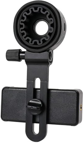 Telescope Phone Adapter, Phone Adapter for Binoculars Clip for Photography Holder Microscope Binocular Monocular Microsope, Spotting Scope, Telescope, Smartphone Holder Clip Bracket