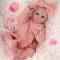 GAGAKU Reborn Mädchen Baby Puppe, 45 cm Lebensechte Babypuppen Wie Echt, 18 Zoll Realistische Neugeborene Puppe mit Zubehör