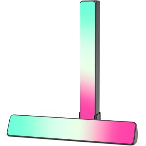 MEREDO Barras de luz especialmente diseñadas La barra de sonido G38 3.1CH se sincroniza con el ritmo de la música, múltiples opciones de color, ubicación versátil, para juegos de PC y cine en casa