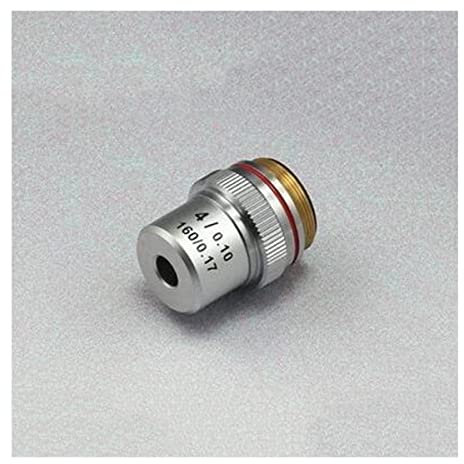 Mikroskop 195 Optik 4X 10X 60X Biologisches Mikroskop Achromatisches Objektiv 100x Standard-RMS-Gewinde 20,3 mm(100X)
