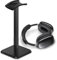 ZOPL Headphone Stand, Detachable Headset Holder with TPU Anti-Slip Silicone Base, Desk Organizer for All Headphones, Headset Stand for Gaming Desk Setup, Wireless/Wired Headphone Display Rack (Black)