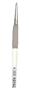 Size 20/0 Soft-Grip Golden Taklon Round Brush SG250-20/0