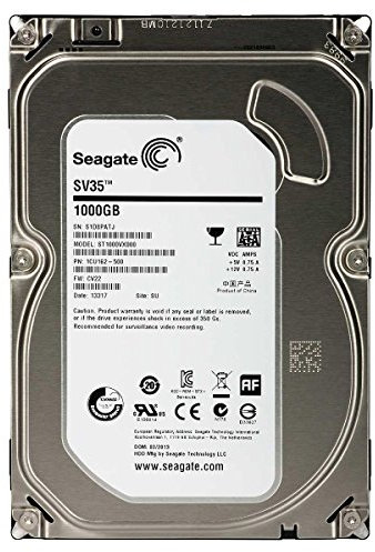 Seagate SV35 ST1000VX000 Disque dur interne pour NAS 3,5 SATA III 7200 tours/min 1 To