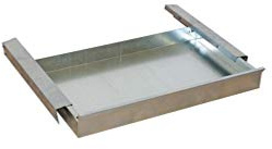 Simon Rack Cajon para Bancos de trabjo con 2 guías, 900 x 600 mm, Color galvanizado
