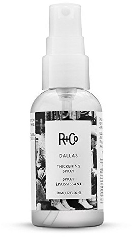 R+Co Dallas Hair Thickening Spray | Volumizing & Texturizing Spray for All Lengths | Adds Volume, Body & Shine | Perfect for Blowouts, Curling Irons & Roller Sets | 1.7oz