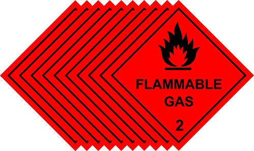 Hazchem Diamond Self-Adhesive Warning Sign | ISO Compliant UK 2009 HSE Regulations | 100x100mm Screen Printed | Choice of Hazard Design | Vehicles Containers Cabinets | PROFILESIGNS.CO