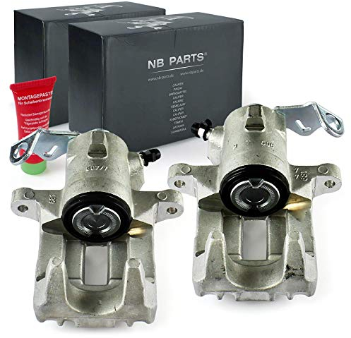 NB PARTS 2x Bremssattel hinten passend für Audi A3 8L1 TT Seat Skoda Fabia VW Golf IV Polo 9N 9A