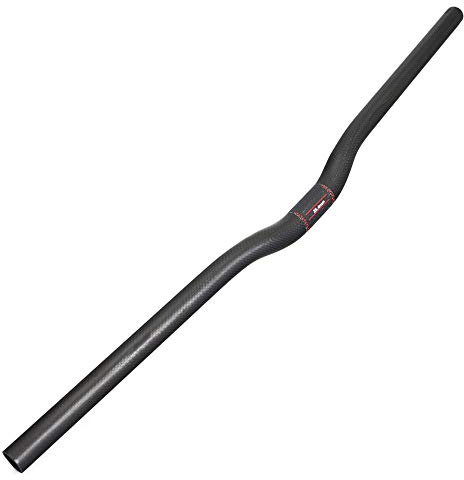 Mtb Mountain Bike Handlebars Alfa Pasca Carbon Fiber Mtb Handlebar 25.4mm Rise Aero Handle Bars Bicycle Bar Bike Accessories 3K Matte 700m