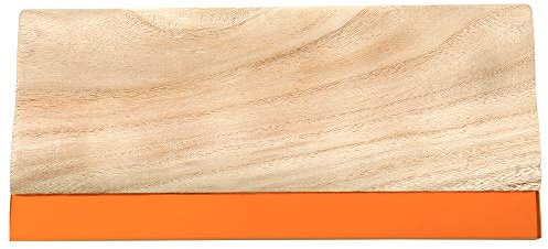 Caydo 9.4 inch Screen Printing Squeegee, 75 Durometer Wooden 4.3 inch Wide