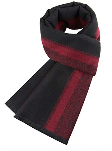 Ueither Herren Weich Warm Herbst und Winter Schal Komfortabel Eleganter Tartan Schals