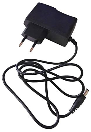 FAST WORLD SHOPPING ® Transformateur de Courant AC DC 12V 1A Alimentation 220V Prise Italienne Commutation avec Adaptateur de Courant continu LED pour Bandes LED de vidéosurveillance