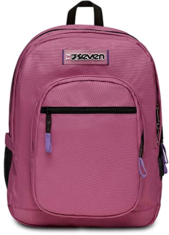 Seven Zaino Scuola Freethink - Rosa - Doppio scomparto con Porta di Ricarica USB - Ragazza