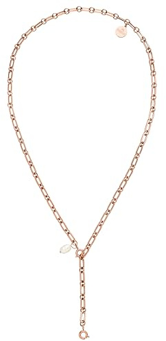 Purelei Charm Zodiac Kette Damen (Roségold) – Halskette Damen aus langlebigem Edelstahl – Wasserfeste Kette – 50 cm Länge verstellbar – Halskette für deinen individuellen Look