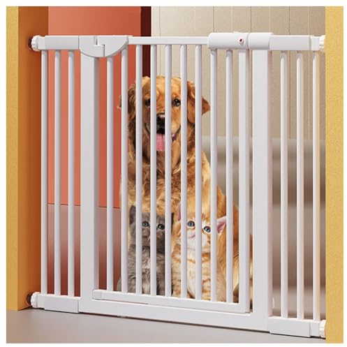 XTGDIEM Hundegitter, Treppengitter, Sicherheitsgitter Mit Presspassung, Breite 67–89 cm (26,4–35 Zoll), Schraubenfreie Installation, Geeignet for Kinder Und Haustiere (Size : Width 67-70cm)
