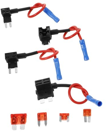 Gatuida Mini Fuse Tap Kit Für Auto Truck Und Boot Einfach Zu Installierende Add-a-circuit Sicherungen Mit Zusätzlichem Schutz Gegen Überlastung Mikro Mini