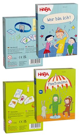HABA Unisex Spielesammlung 2-Pack Pantomime & Wer Bin ich? - Mehrfarbig - Größe One Size