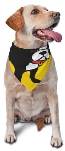 Französische Bulldogge (4) Hundehalstücher Katzenwelpenschals Waschbares Haustiertaschentuch