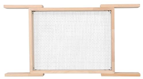 DOITOOL Tamis à Terre Grand Format : Tamis de Jardin de 43 cm (17 po) avec poignées pour tamiser Les vers, Les Feuilles, la Terre franche, Le Sable et Le Gravier. Convient pour Une brouette.