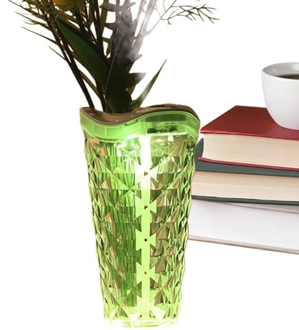 Umidificatore Per Piante - 800ml Moderno Con Illuminazione Ambientale - Umidificatore A Basso Rumore Con Vaso | Per Camera Da Soggiorno Cucina Ufficio Residenza