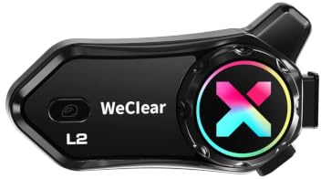 WeClear L2 Motorcycle Bluetooth Headset,Helmet Intercom Communication