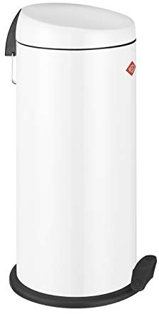 Wesco 121 531-01 Poubelle à pédale Capboy Maxi Base (Blanc)