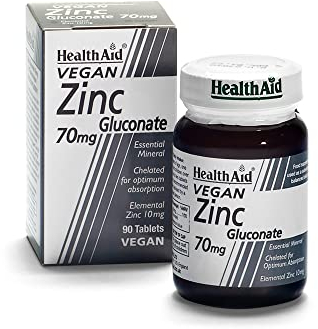 HealthAid Zinc Gluconate 70mg - 90 Tablets