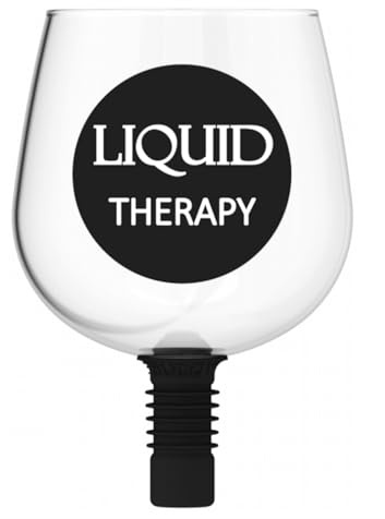 Guzzle Buddy 2GO Verre à vin incassable en plastique Tritan qui transforme votre bouteille en verre, thérapie liquide